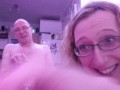 Bouncing on the Comanche Horse Dildo whilst in Chastity