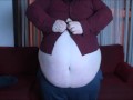 Superchub tries on tight shirts