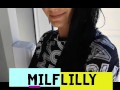 Milf Lilly naked in public on the street