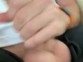 Huge cock stroked, big balls bouncing, no cum just to tease ;)