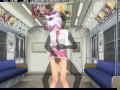 3D HENTAI Subway schoolgirl let her butt be inserted