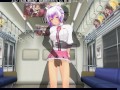 3D HENTAI Subway schoolgirl let her butt be inserted