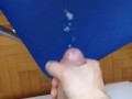 Huge cumshot on the chair for my gf