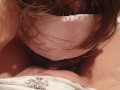 hubby eating creampie
