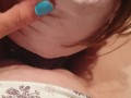 hubby eating creampie