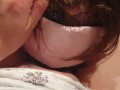 hubby eating creampie