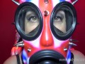 Gas Mask Queen of the Apocalypse - bow down to Lady Bellatrix in her Union Jack S-10