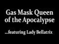 Gas Mask Queen of the Apocalypse - bow down to Lady Bellatrix in her Union Jack S-10
