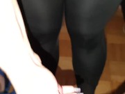 my girlfriend would like me to cum on her leggings