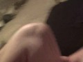 40 Year old milf blows me, begs for my cum then gets a Big cumshot all over her!