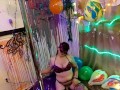 Balloon fetish B2P, blowing, pop, hump, balloon pussy stuff & fuck 2 cum popping W all body parts!HD