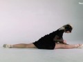 Nude ballerina Manya Baletkina super hot flexible teen