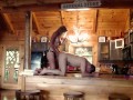 Amateur Pegging and Fucking on the General Store Table