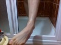 Master Sweetblueyes Feet Fetish Play in the Shower