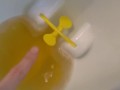 Urine Fetish Princess Potty Training Boy Urinal Toy Aim Play!: Girl Stands to Pee Foamy Yellow Piss