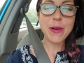 Masturbating In The Car While He Drives