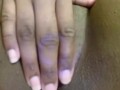 Up close pussy rub