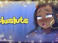 Project Pokesluts: Nessa Public Beach Sex (Pokemon Audio)