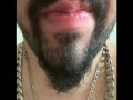 Tongue ASMR sticking out with teeth! Suck my tongue please 