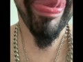 Tongue ASMR sticking out with teeth! Suck my tongue please 