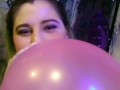 Kendal kink sneak peak behind the scenes balloon filled CamRoom&halloween deco blowing Up 