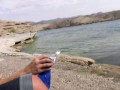 Naked Skinny Dipping Girl in Colorado River Gets Anal Fucked Outside by Jamie Stone
