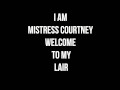 Mistress Courtney Video Teaser