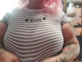 ONLYFANS* Chubby goth bouncing her titties