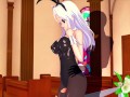 BUNNY GIRL FAIRY TAIL MIRAJANE STRAUSS 3D HENTAI