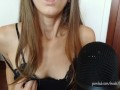 Teen giving herself intense orgasm ASMR audio porn