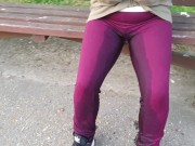 ⭐Public Wetting - And spending a whole day in pissy leggings ;)