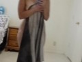 tease in a bath towel