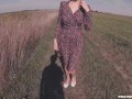 ♥ MarVal - We Were Walking In A Rural Field And My Husband Fucked Me On The Path  Lactating MILF ♥