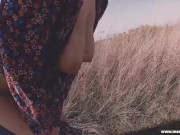 ♥ MarVal - We Were Walking In A Rural Field And My Husband Fucked Me On The Path  Lactating MILF ♥