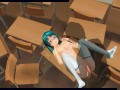 3D HENTAI schoolgirl with glasses fucked the director and got a high score