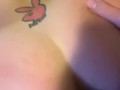 A Bloody Bunny With Cumshot