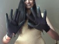 Trying On Leather Gloves - Safe for work?