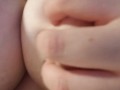 Playing with my boobs during a zoom meeting (online class)