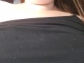 Playing with my boobs during a zoom meeting (online class)
