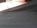 Playing with my boobs during a zoom meeting (online class)