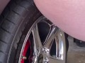Pissing on my husband's mustang