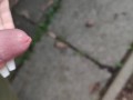 Girlfriend is wanking my dick outdoor again *scratching head*