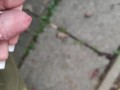 Girlfriend is wanking my dick outdoor again *scratching head*