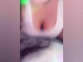 Naughty Babe has eye-rolling , leg shaking orgasm