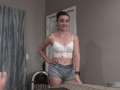 BadDaddyPOV - PETITE BRUNETTE STEP DAUGHTER DEEPTHROAT BLOWJOB AND FACIAL