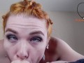Redhead loves deepthroating cock so much she makes aheago faces - TheGoddessOfLust