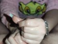 Edging Handjob with black long nails cum control ruined cum shot *Trailer*