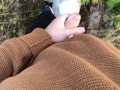Jacking my uncut monster cock off, fully naked outdoor | Johann Wood