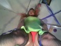 POV Giantess Upskirt Squashing, Stomping & Facesitting you till you Worship this Cumming Pussy