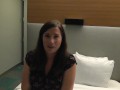 WIFE'S INTERVIEW BEFORE SHE TAKES HER FIRST BBC!